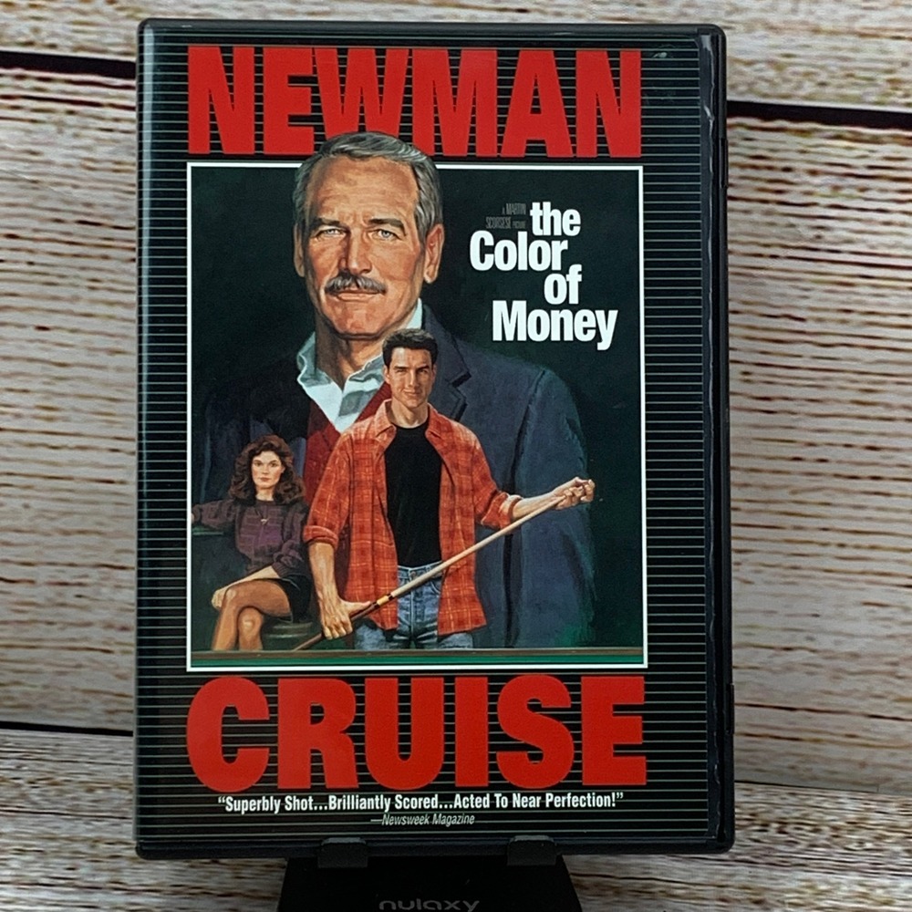 The Color‎ of Money [1986 DVD] Movie Paul Newman Tom Cruise Martin Scorsese Film